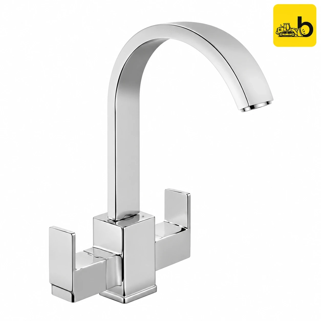 Johnson Bathware Deniz Center Hole Basin Mixer - T6117CB - Chrome