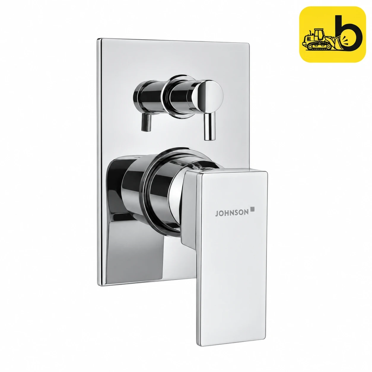 Johnson Bathware Deniz 3 Inlet Single Lever High Flow Concealed Diverter Exposed Part - T6139C - Chrome
