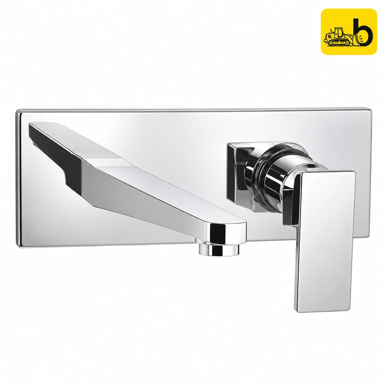 Johnson Bathware Deniz Single Lever Wall Mounted Basin Mixer Exposed Part - T6166C - Chrome