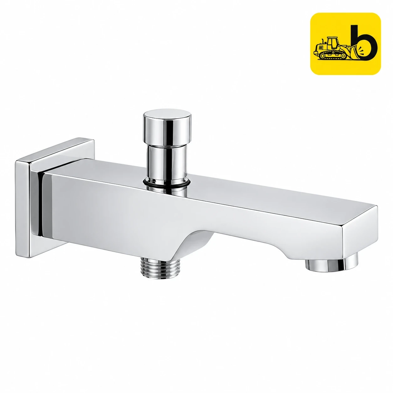 Johnson Bathware Deniz Bath Tub Spout with Tip-Ton - T6129C - Chrome