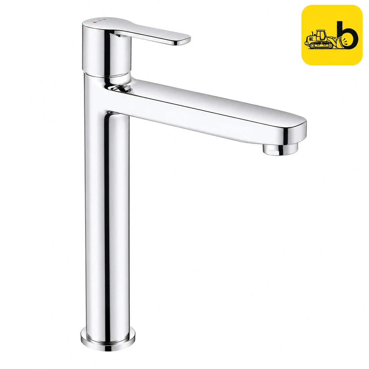 Johnson Bathware Doris Nxt Tall Body Pillar Cock - T8302CB - Chrome