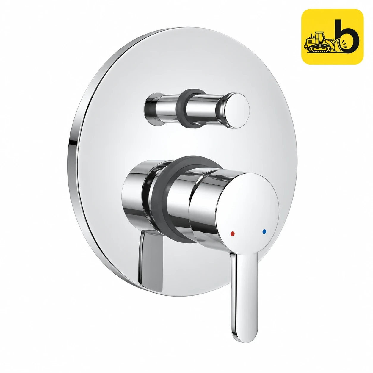 Johnson Bathware Doris Nxt HighFlow Uper Trim KERALA SLCD 45 mm - T8398CS - Chrome