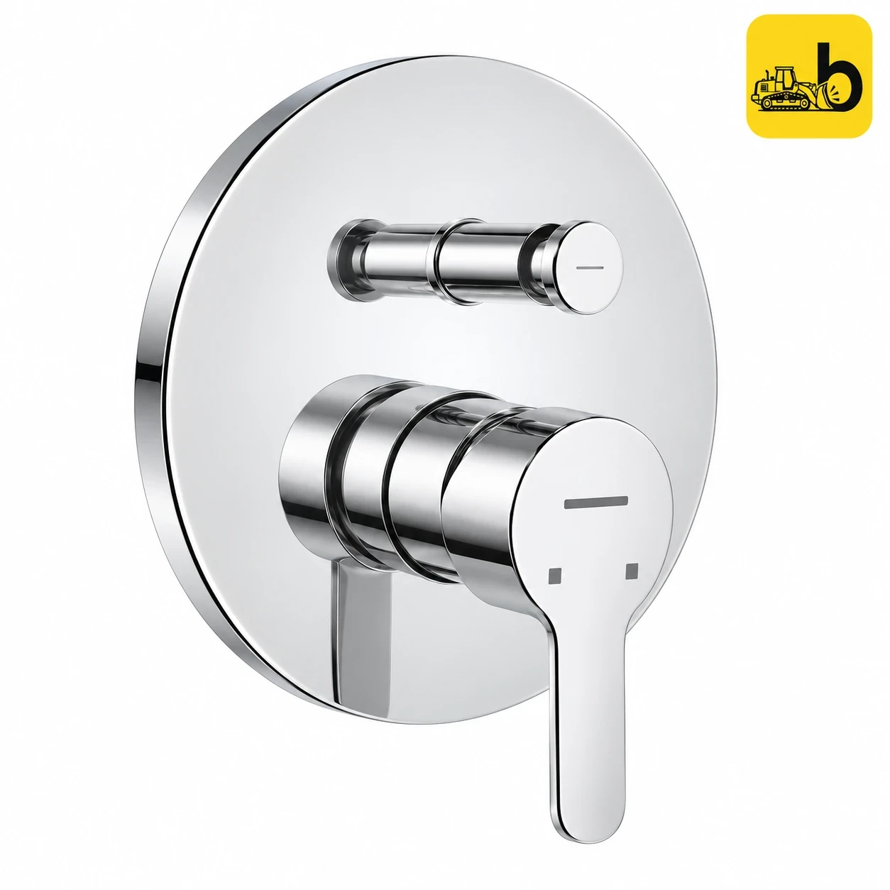 Johnson Bathware Doris Nxt High Flow Upper Trim Mirror - T8378C - Chrome
