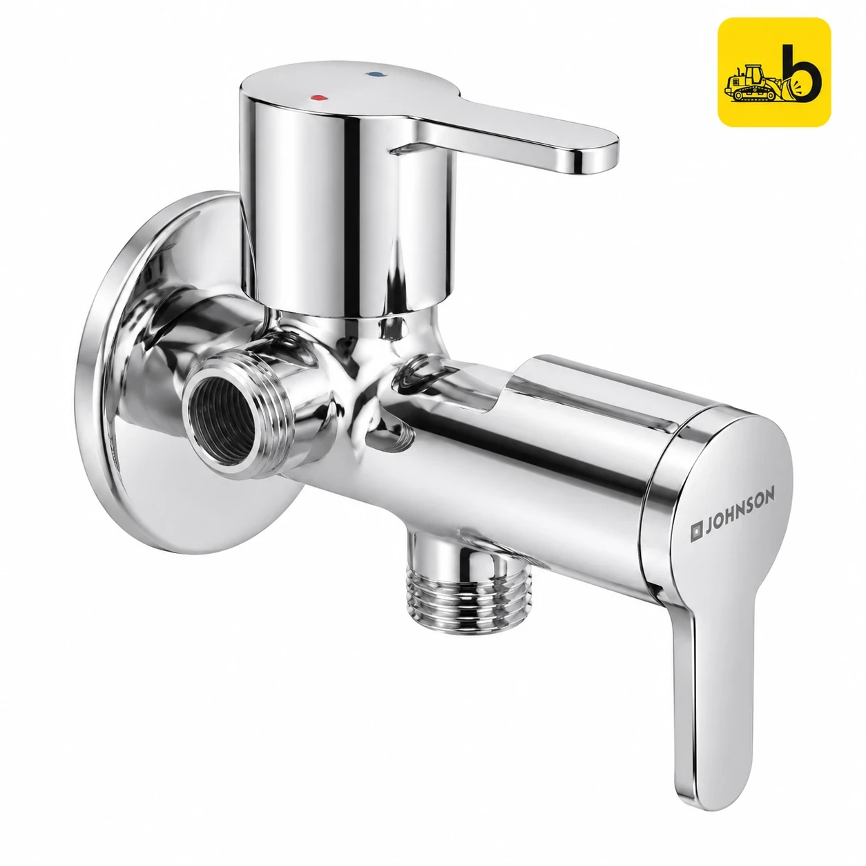 Johnson Bathware Doris Nxt 2-in-1 Angle Valve - T8312C - Chrome