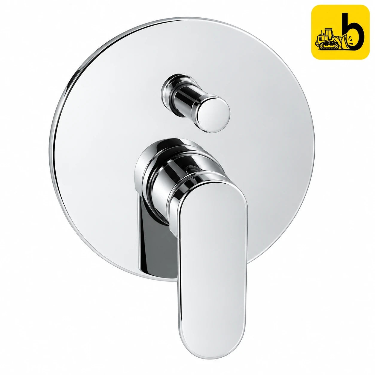 Johnson Bathware Viva Single Lever High Flow Concealed Diverter - Mirror Exposed Part - T4878C - Chrome