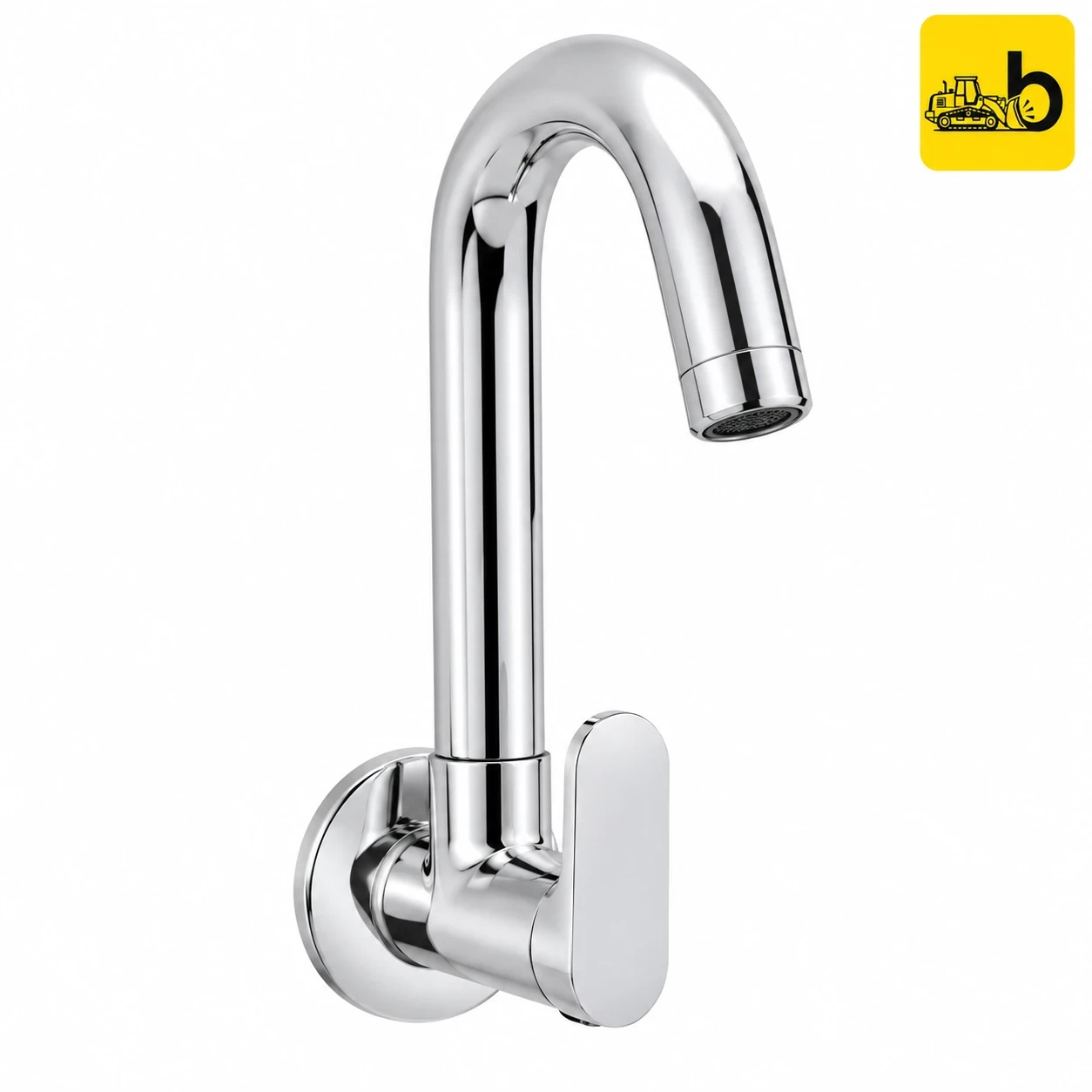 Johnson Bathware Viva Wall Mounted Sink Cock - T4818C - Chrome