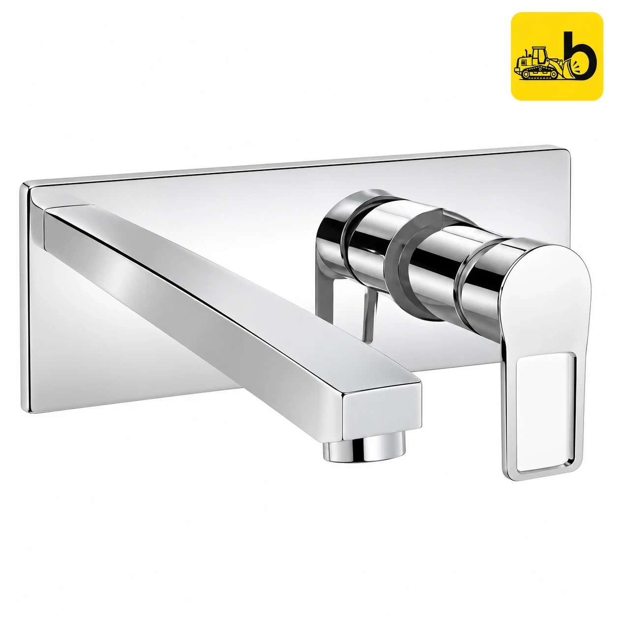 Johnson Bathware Sparo Single Lever Wall Mounted Basin Mixer Exposed Pa r t - T8266CB - Chrome