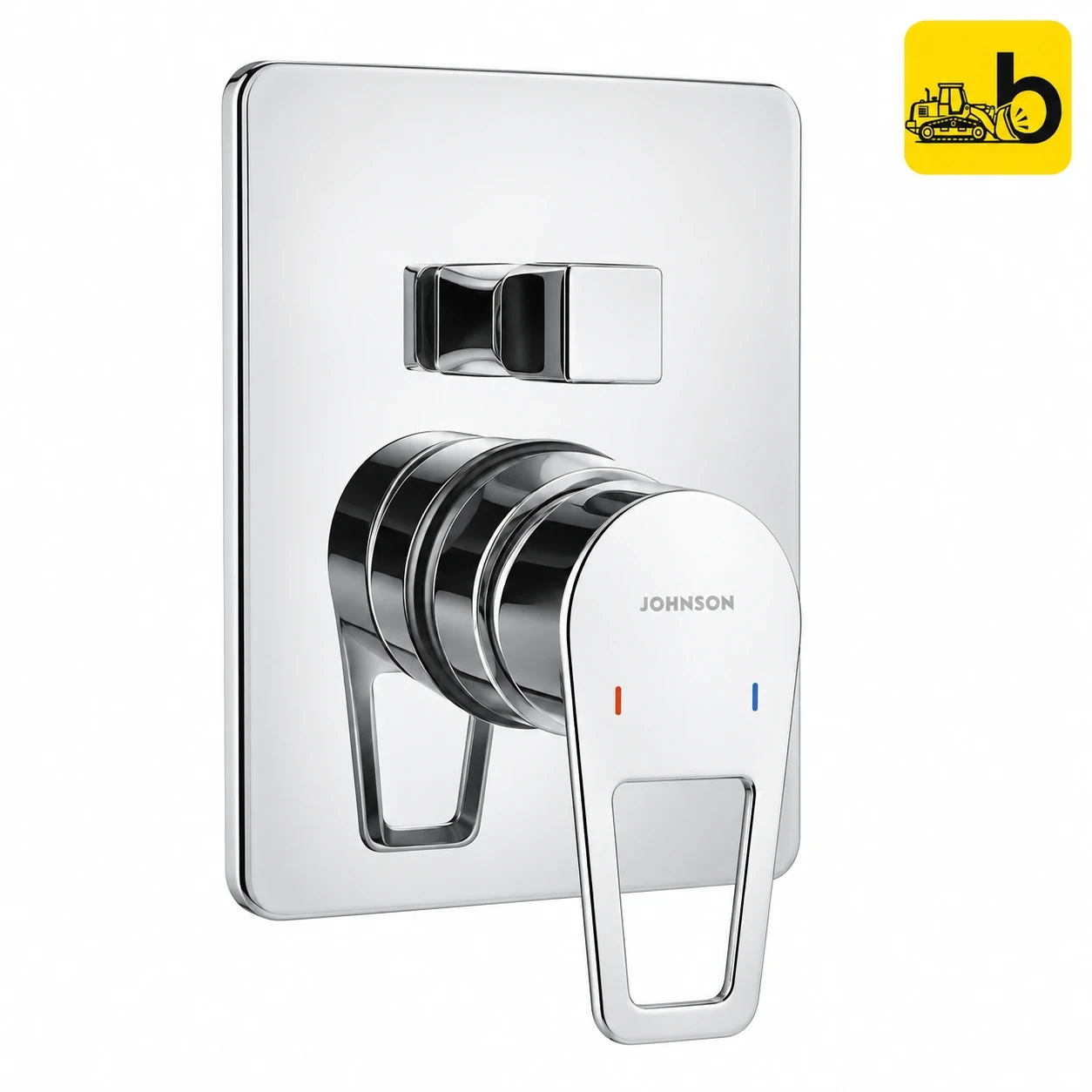 Johnson Bathware Sparo Single Lever High Flow Concealed Diverter - Mirror Exposed Part - T8278CB - Chrome