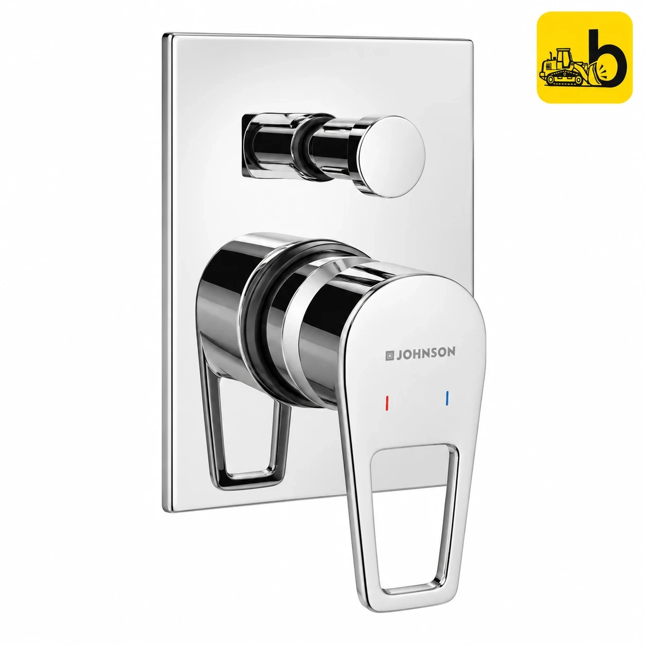 Johnson Bathware Sparo 3 Inlet Single Lever High Flow Concealed Diverter Exposed Part - T8239CB - Chrome