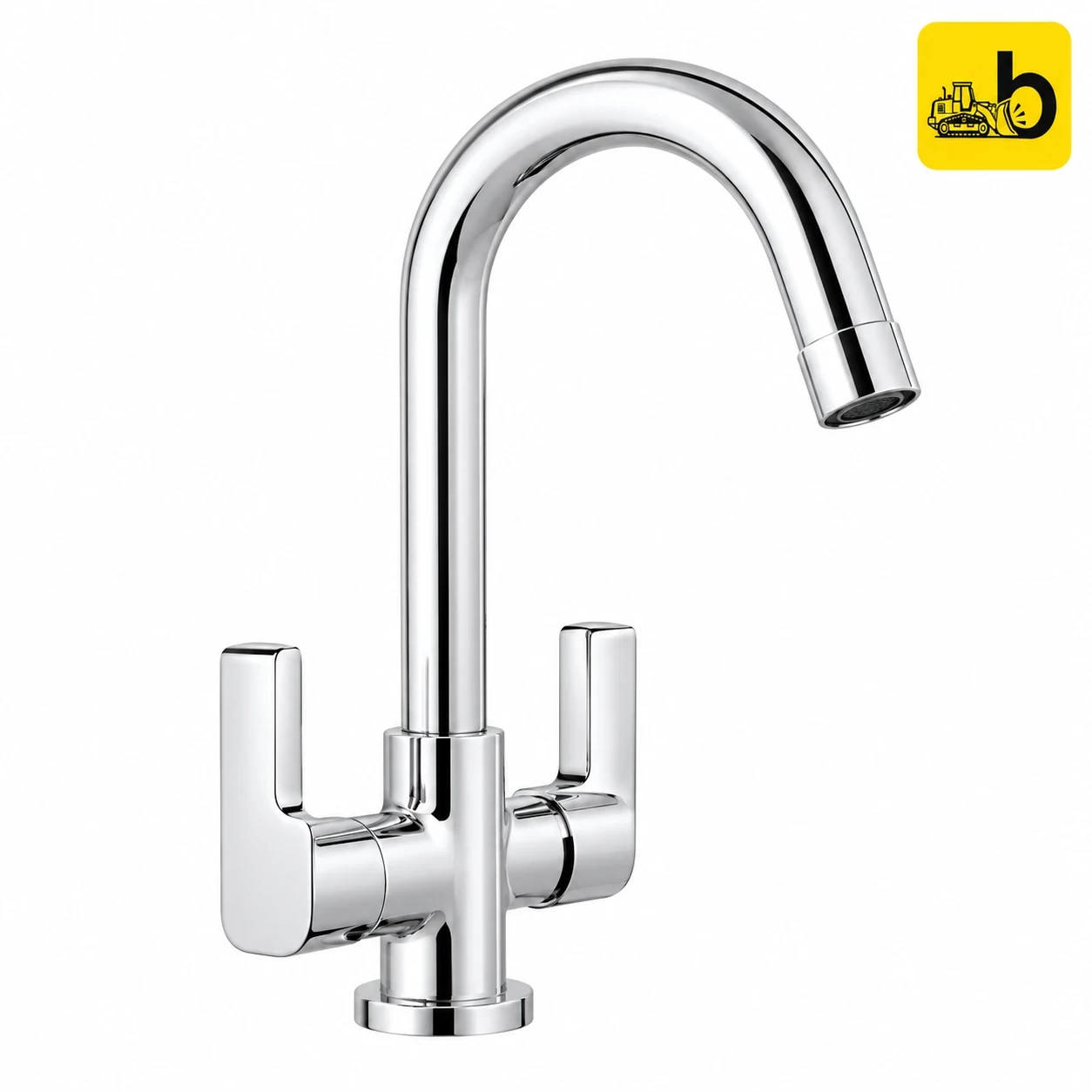 Johnson Bathware Sparo Center Hole Basin Mixer - T8217CB - Chrome