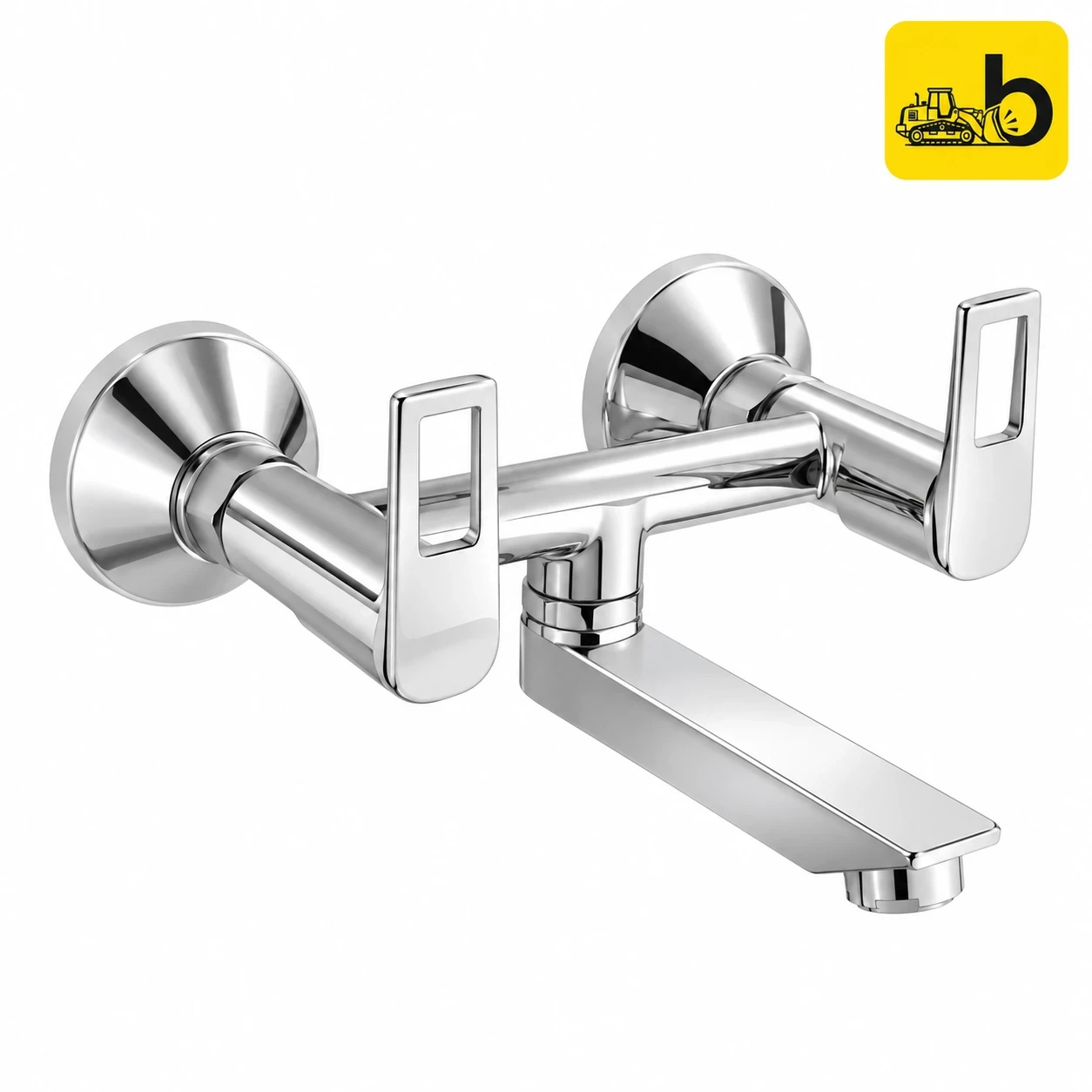 Johnson Bathware Sparo Non Telephonic Wall Mixer - T8224CB - Chrome