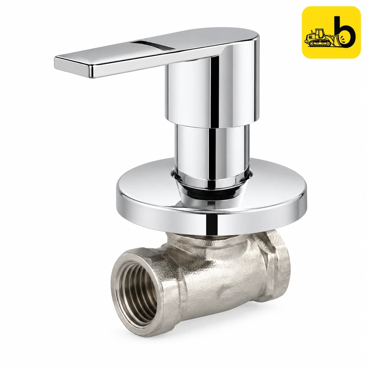 Johnson Bathware Sparo Concealed Stop Cock with Body 20mm - T8215CB - Chrome