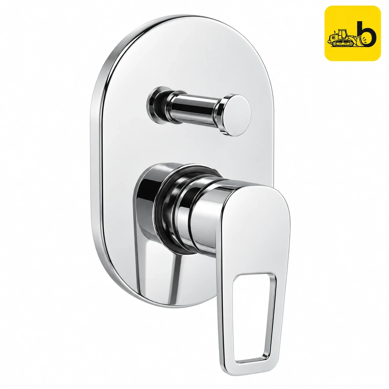 Johnson Bathware Sparo Single Lever High Flow Concealed Diverter Exposed Par t - T8240CB - Chrome