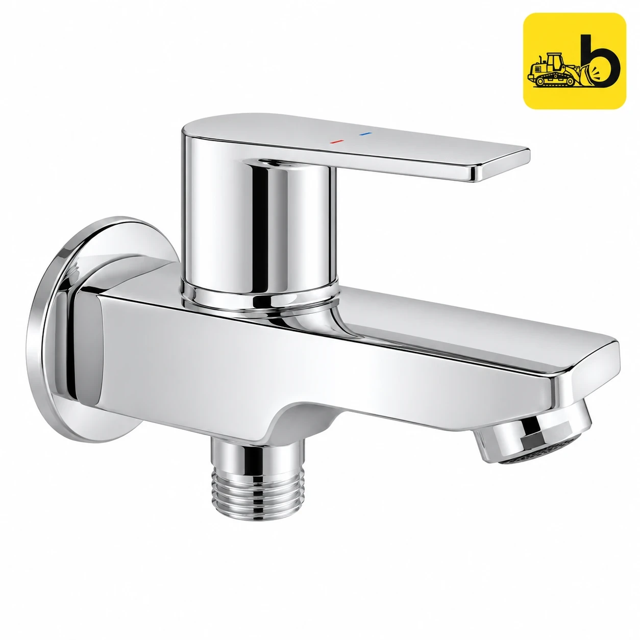 Johnson Bathware Sparo 2 in 1 Bib Cock - T8208CB - Chrome