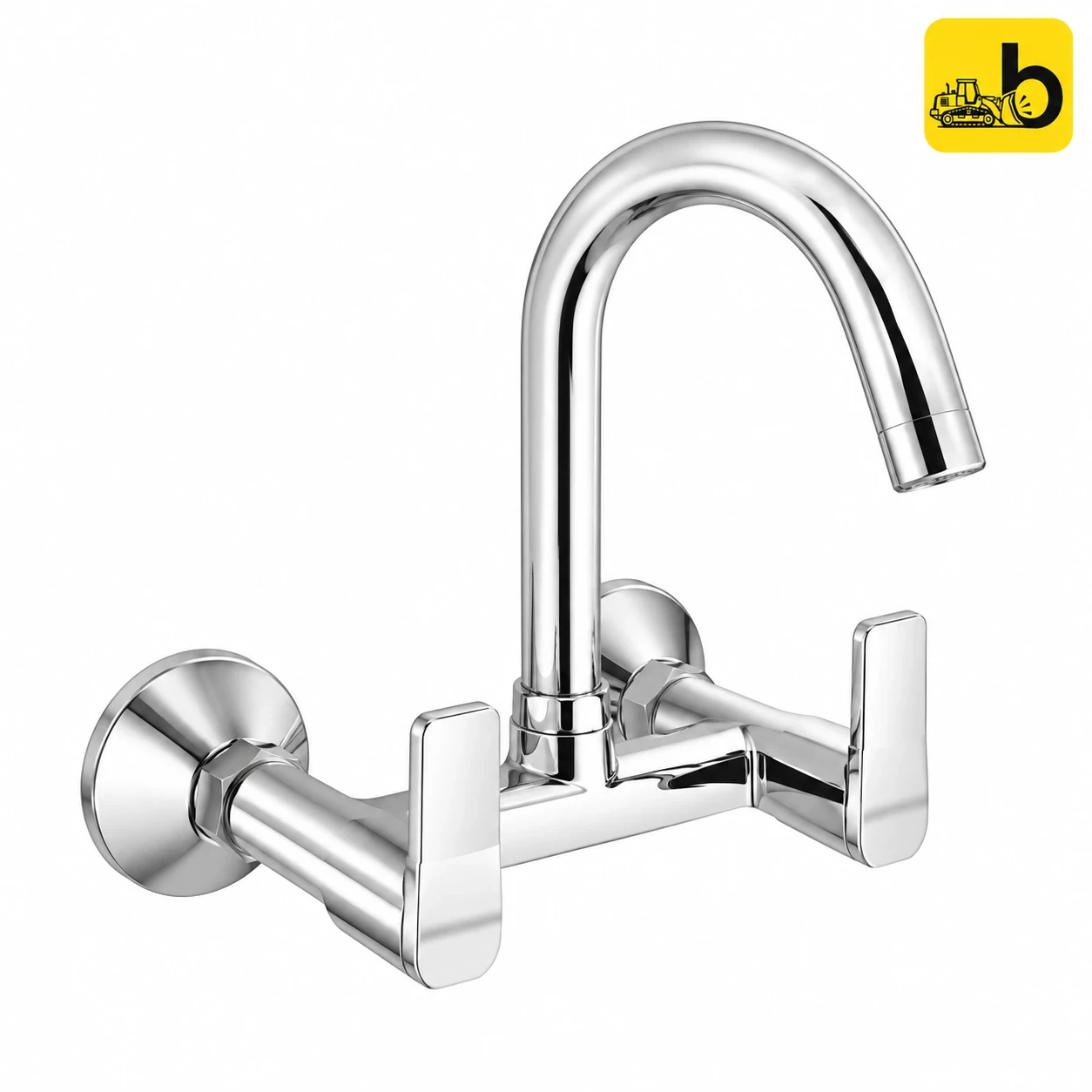 Johnson Bathware Sparo Wall Mounted Sink Mixer - T8220CB - Chrome