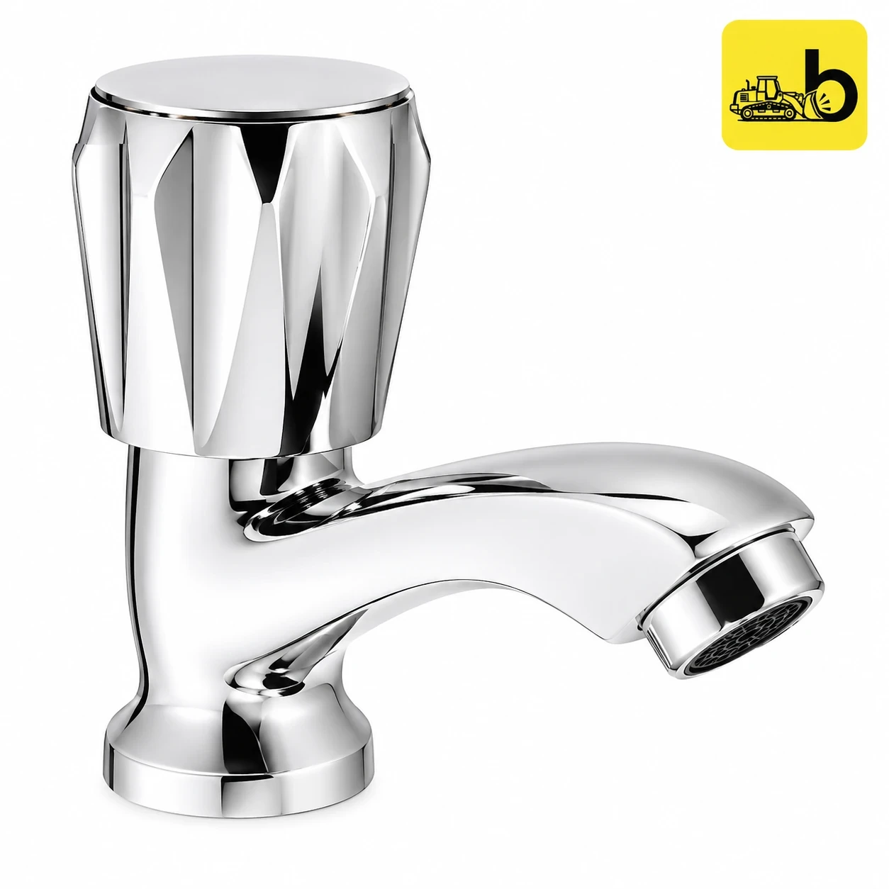 Johnson Bathware Nexa Pillar Cock - T4901C - Chrome