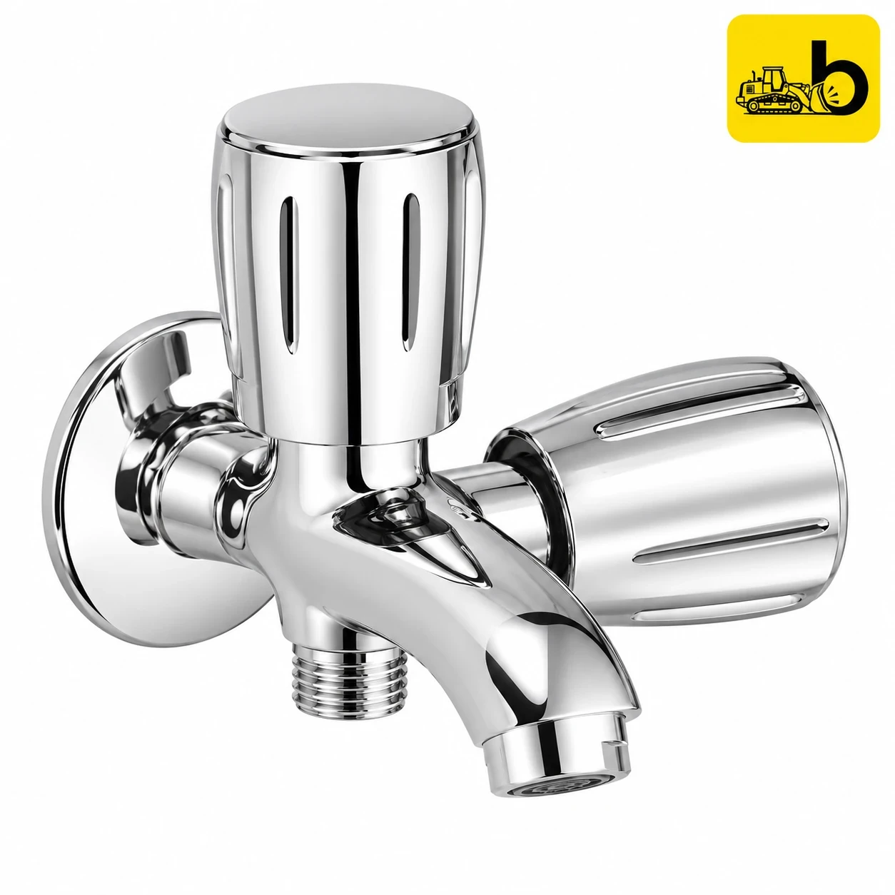 Johnson Bathware Nexa 2 in 1 Bib Cock - T4908C - Chrome