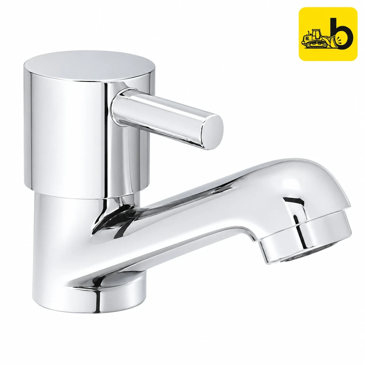 Johnson Bathware Ruby Pillar Cock - T2901C - Chrome
