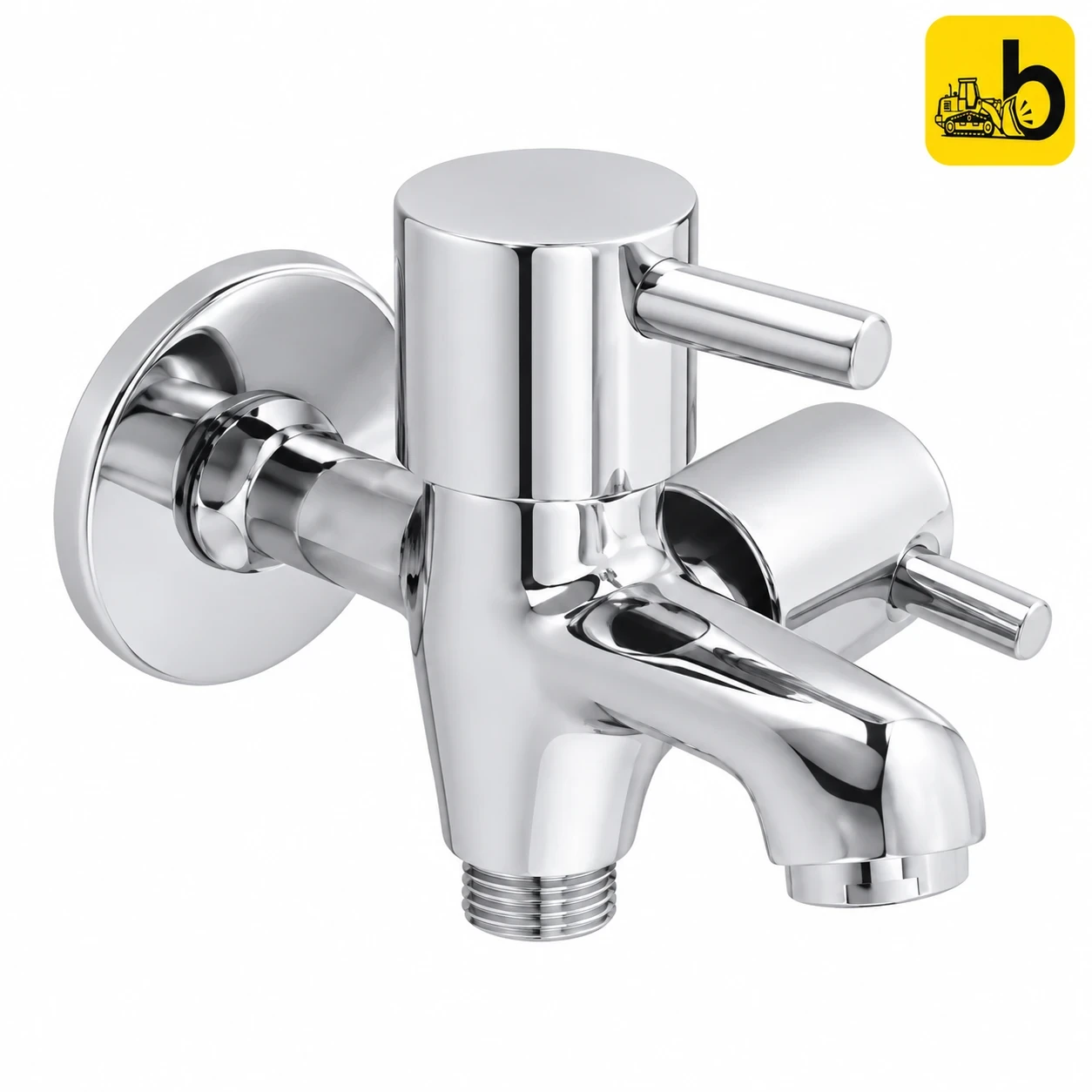 Johnson Bathware Ruby 2 in 1 Bib Cock - T2908C - Chrome