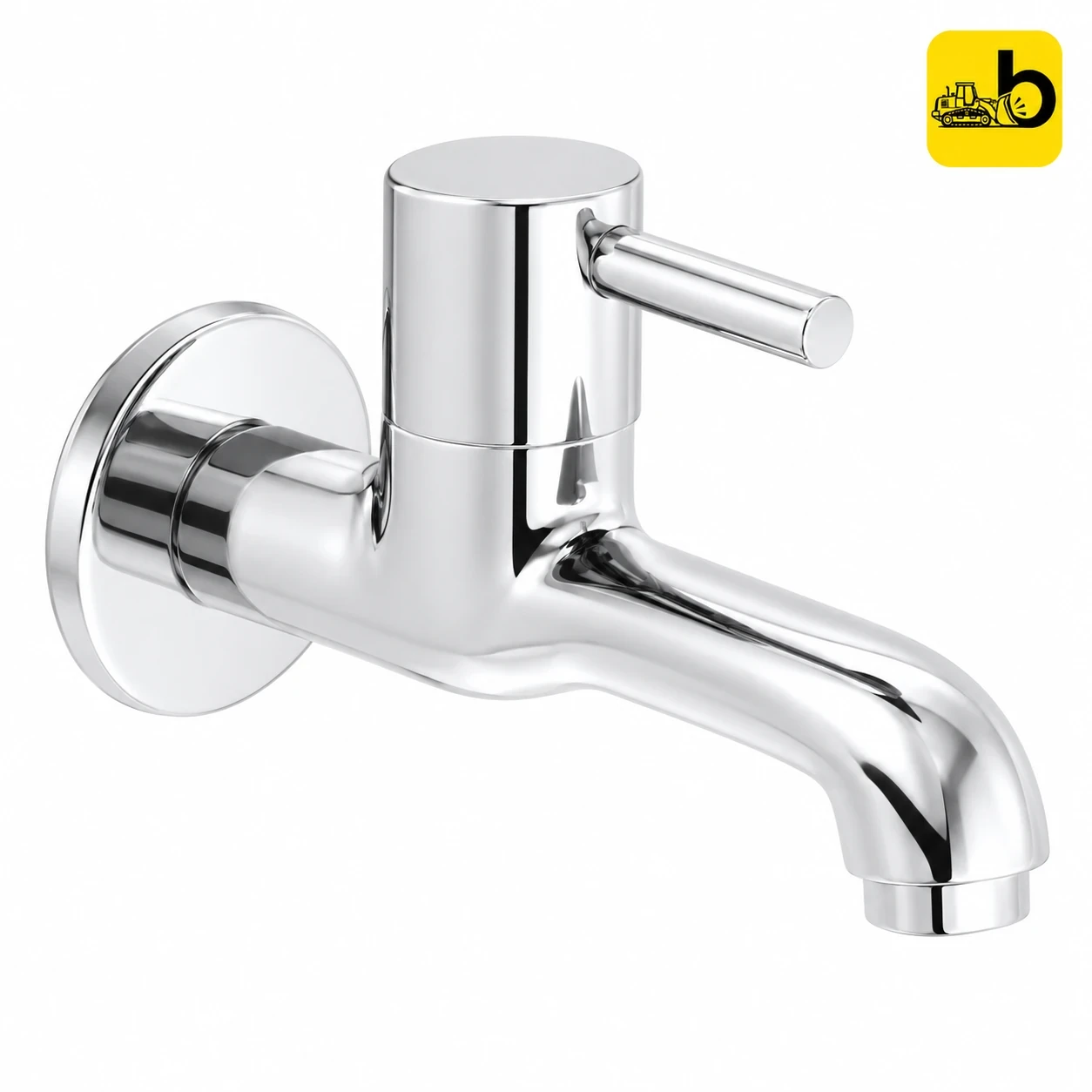 Johnson Bathware Ruby Long Nose Bib Cock - T2906C - Chrome