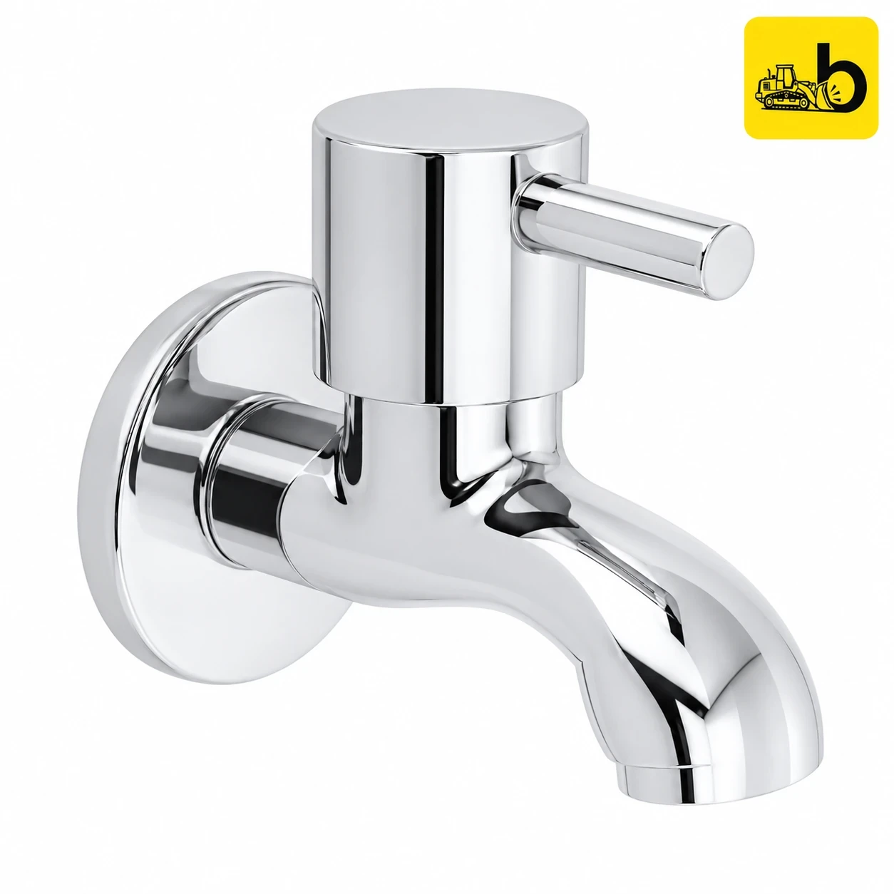 Johnson Bathware Ruby Bib Cock - T2905C - Chrome
