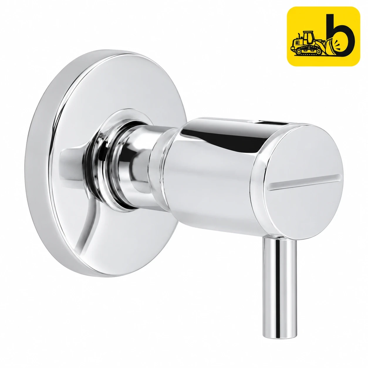 Johnson Bathware Ruby Flush Cock 25mm with Body - T2916C - Chrome