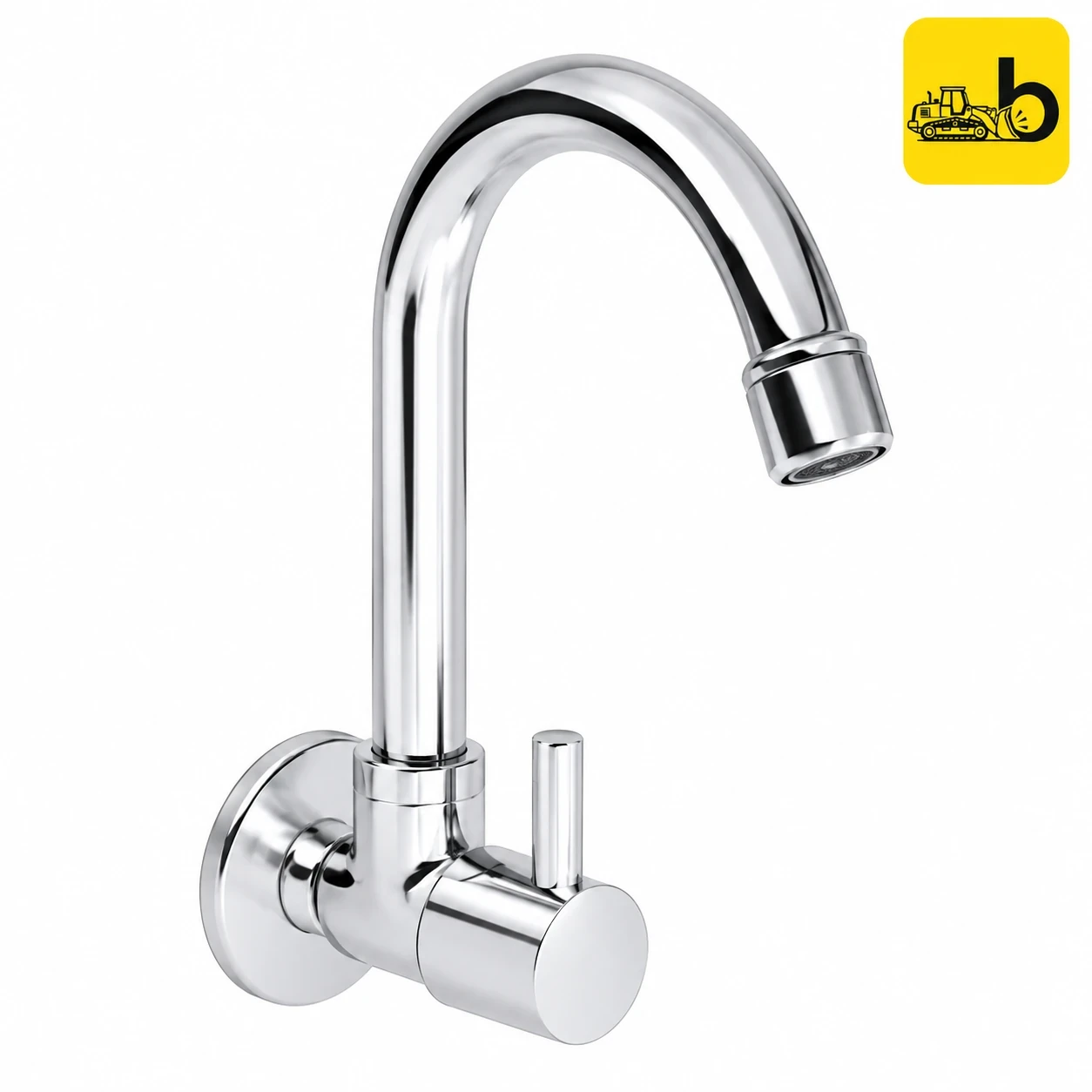 Johnson Bathware Ruby Wall Mounted Sink Cock - T2918C - Chrome