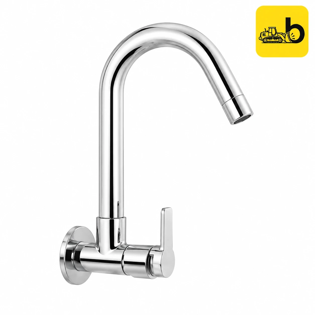 Johnson Bathware Canary Wall Mounted Sink Cock - T8418CB - Chrome
