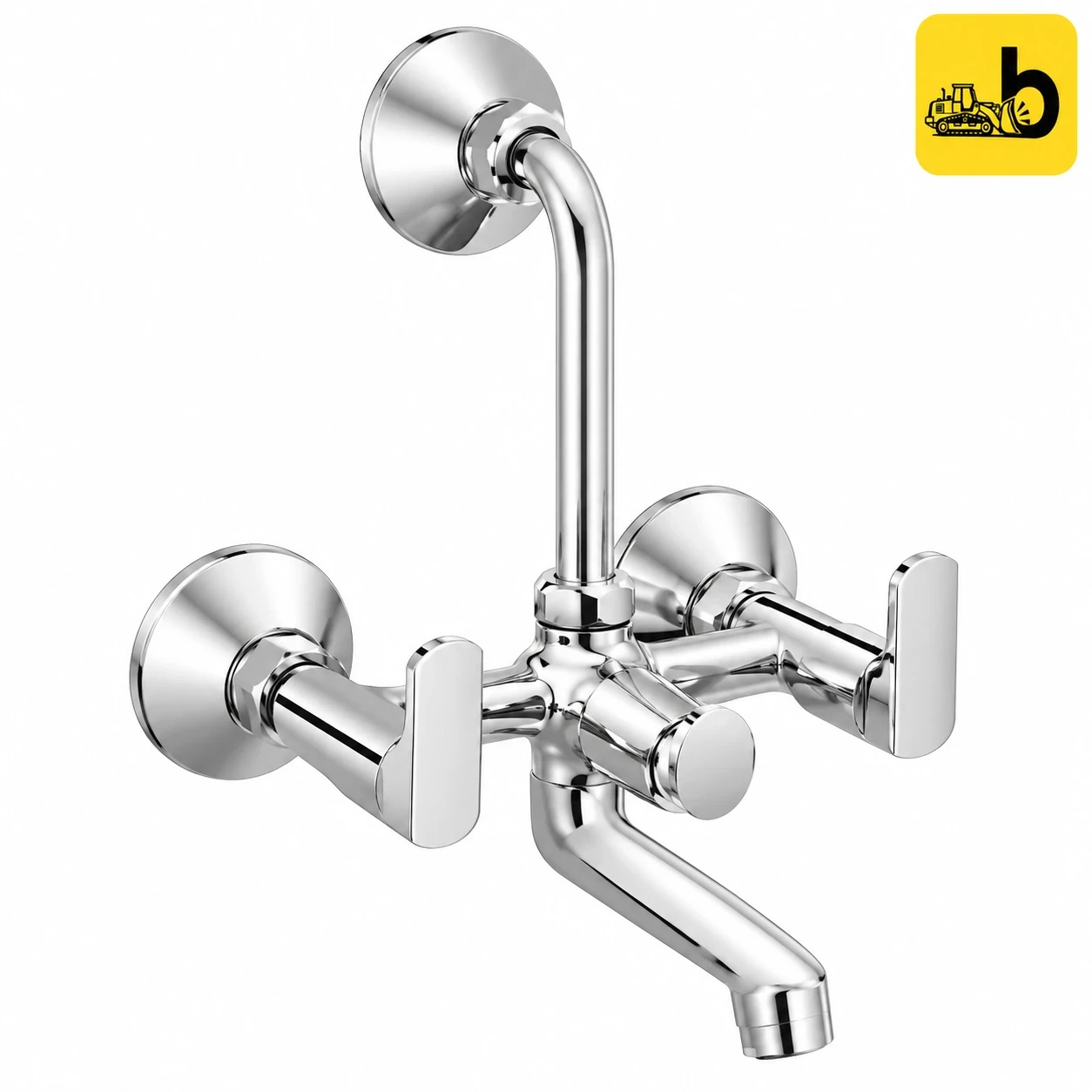 Johnson Bathware Canary 2 In 1 Wall Mixer - T8421CB - Chrome