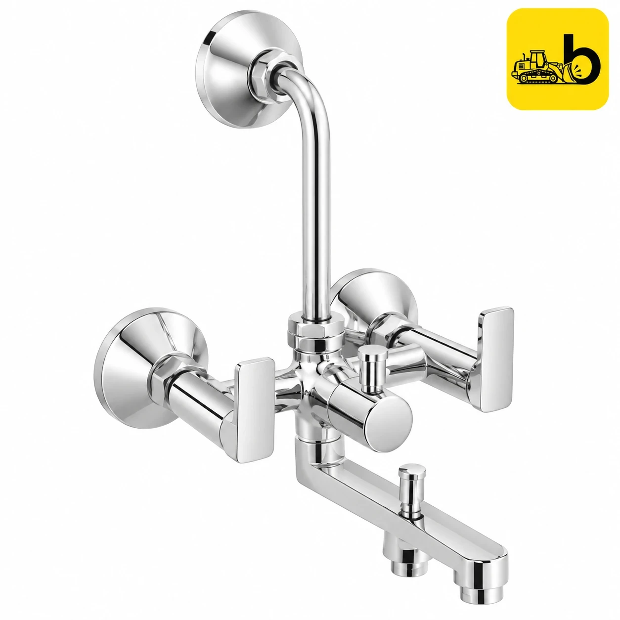 Johnson Bathware Canary 3 In 1 Wall Mixer - T8423CB - Chrome