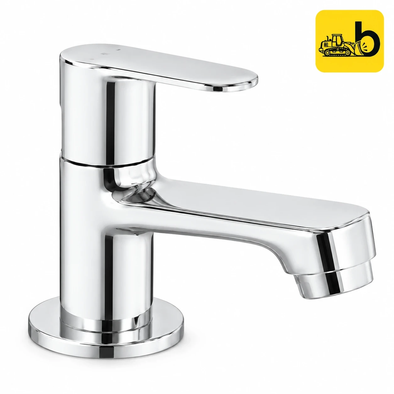 Johnson Bathware Alpha Pillar Cock - T8901C - Chrome