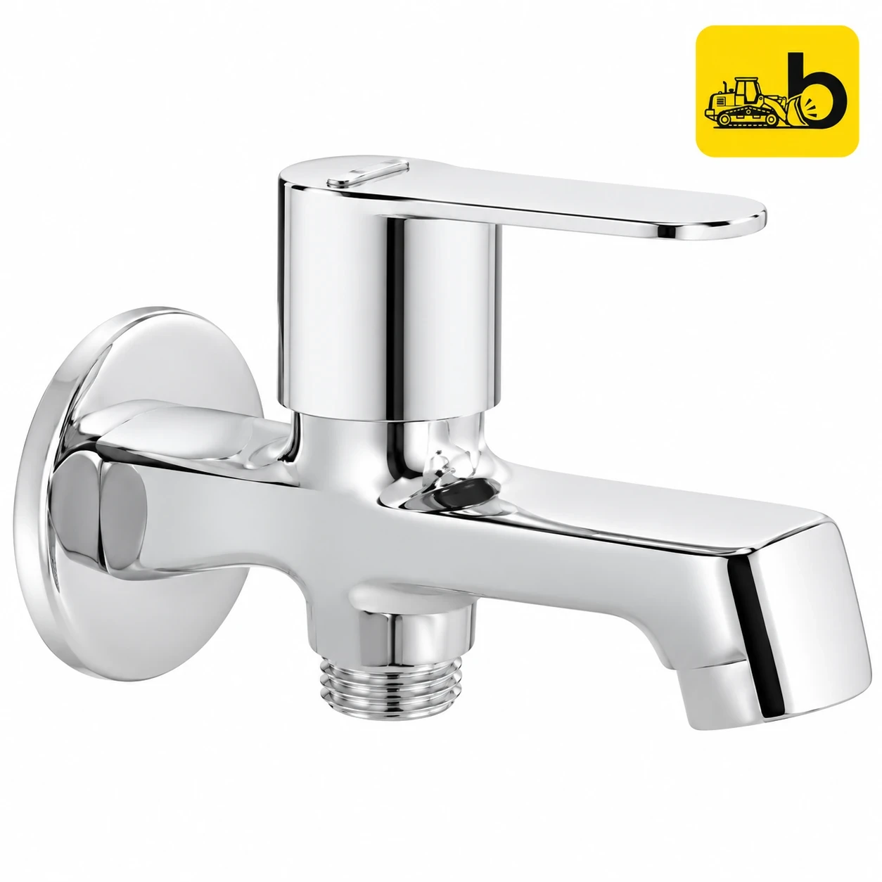 Johnson Bathware Alpha 2 in 1 Bib Cock - T8908C - Chrome