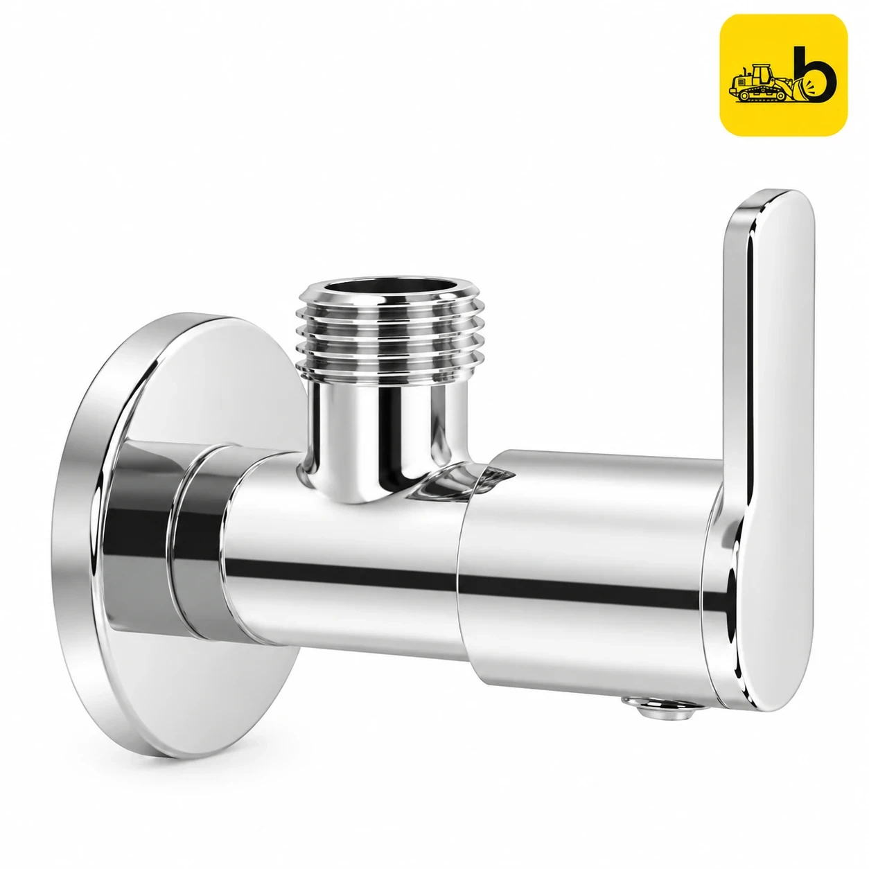 Johnson Bathware Alpha Angle Cock - T8910C - Chrome
