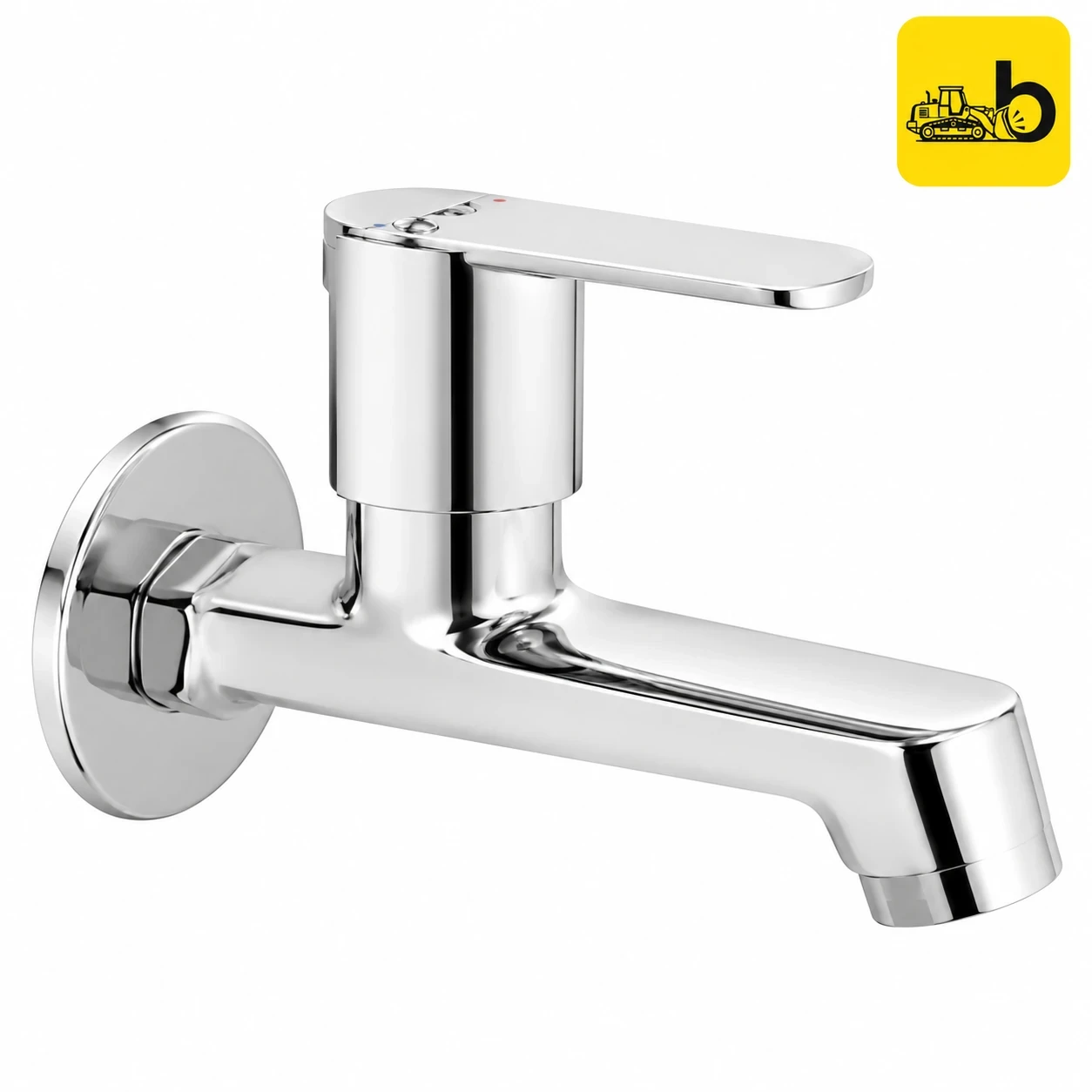 Johnson Bathware Alpha Long Nose Bib Cock - T8907C - Chrome
