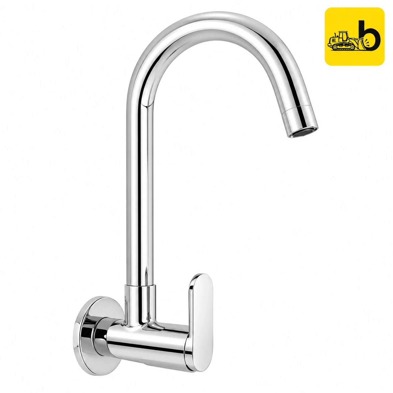 Johnson Bathware Alpha Wall Mounted Sink Cock - T8918C - Chrome