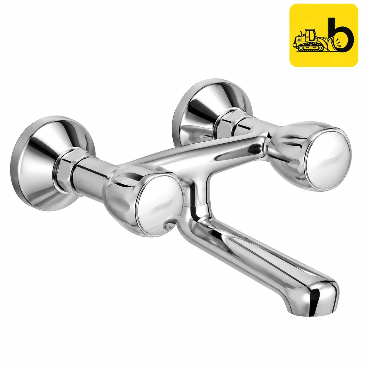 Johnson Bathware ISI Certified Non Telephonic Wall Mixer - T1424C - Chrome