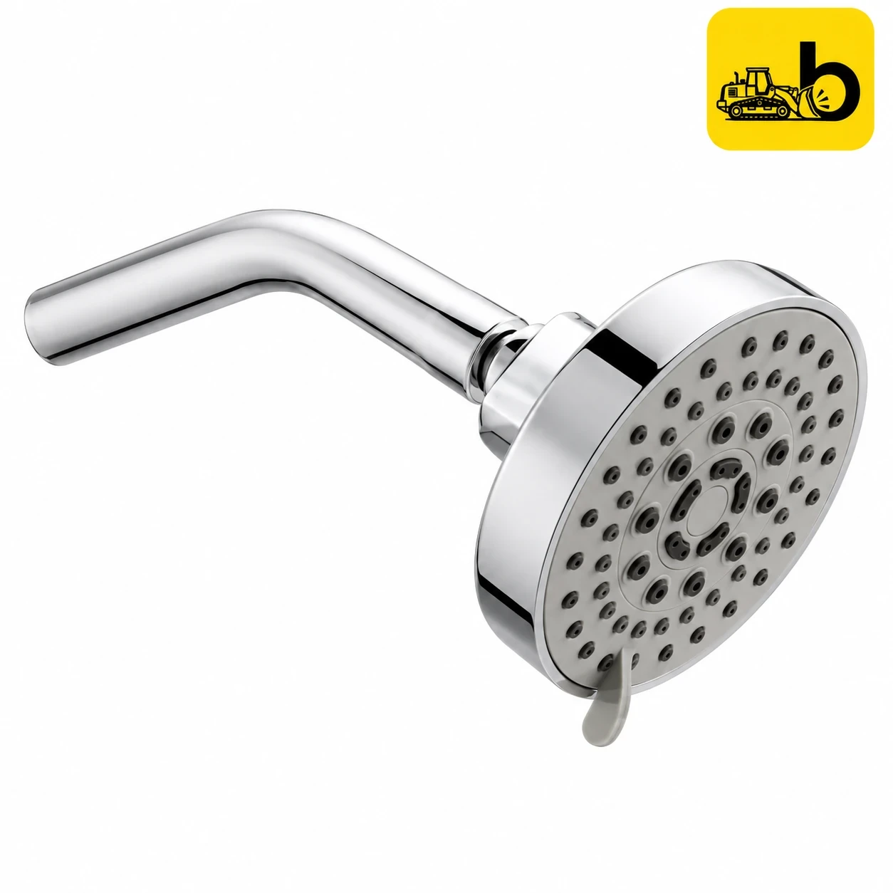 Johnson Bathware Rivo Round Overhead Shower Multi ow 100mm - S3316AC - Chrome