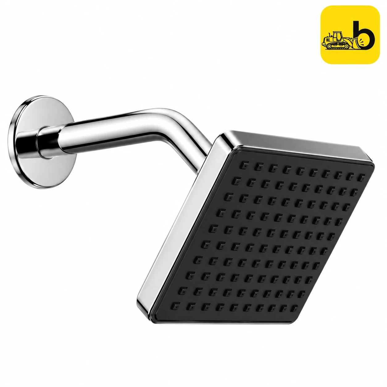 Johnson Bathware Rivo Square HandShower Single ow 127mm - S3343AC - Chrome
