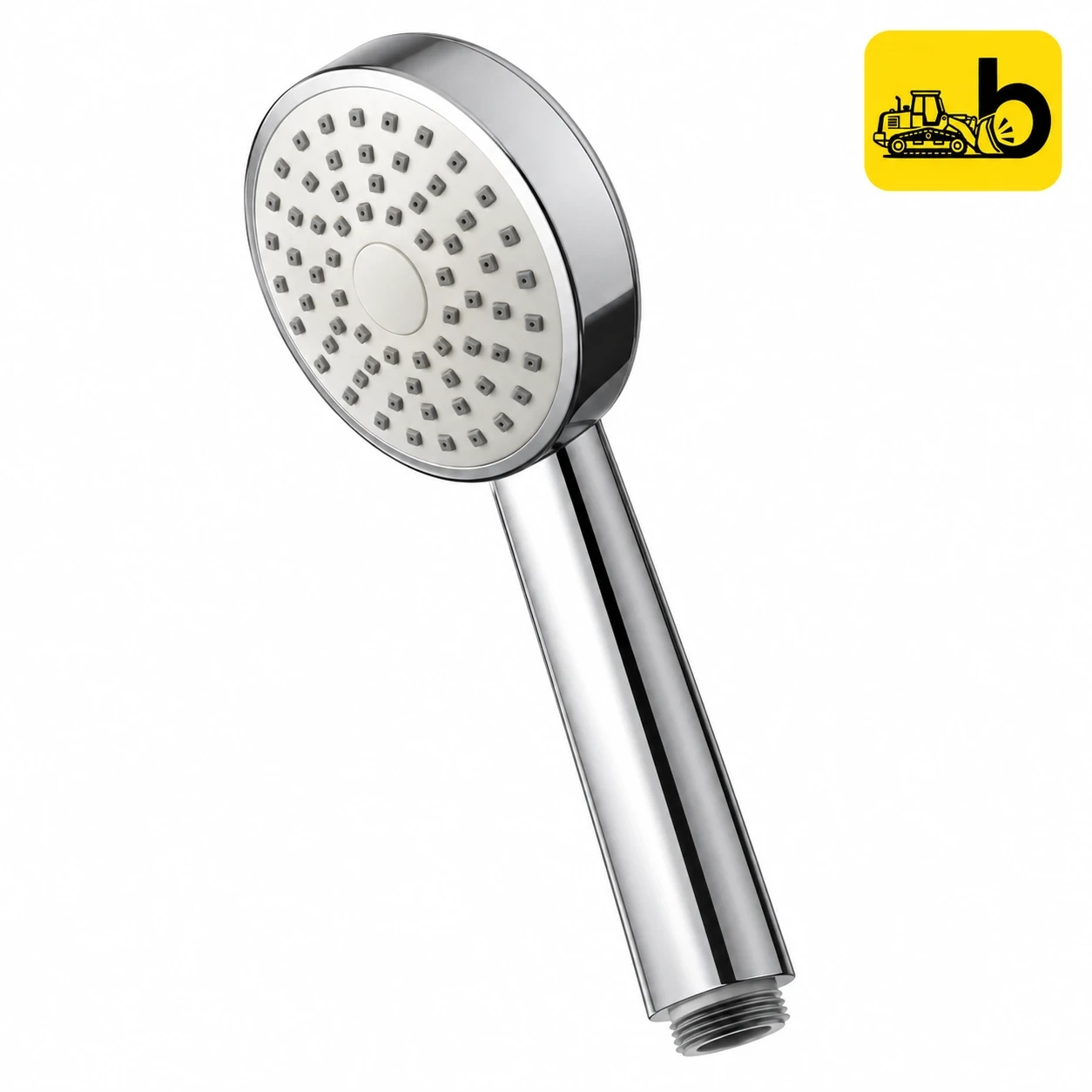 Johnson Bathware Rivo Round Handshower Single Flow 100mm - S3344AC - Chrome