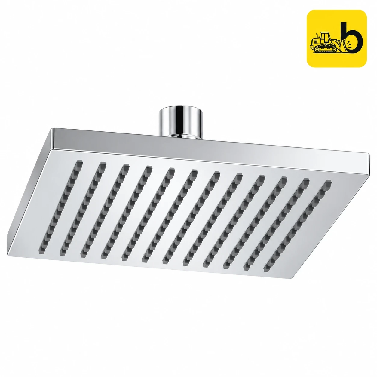Johnson Bathware Optima Plus Rain Shower Square 200mm - S1740C - Chrome