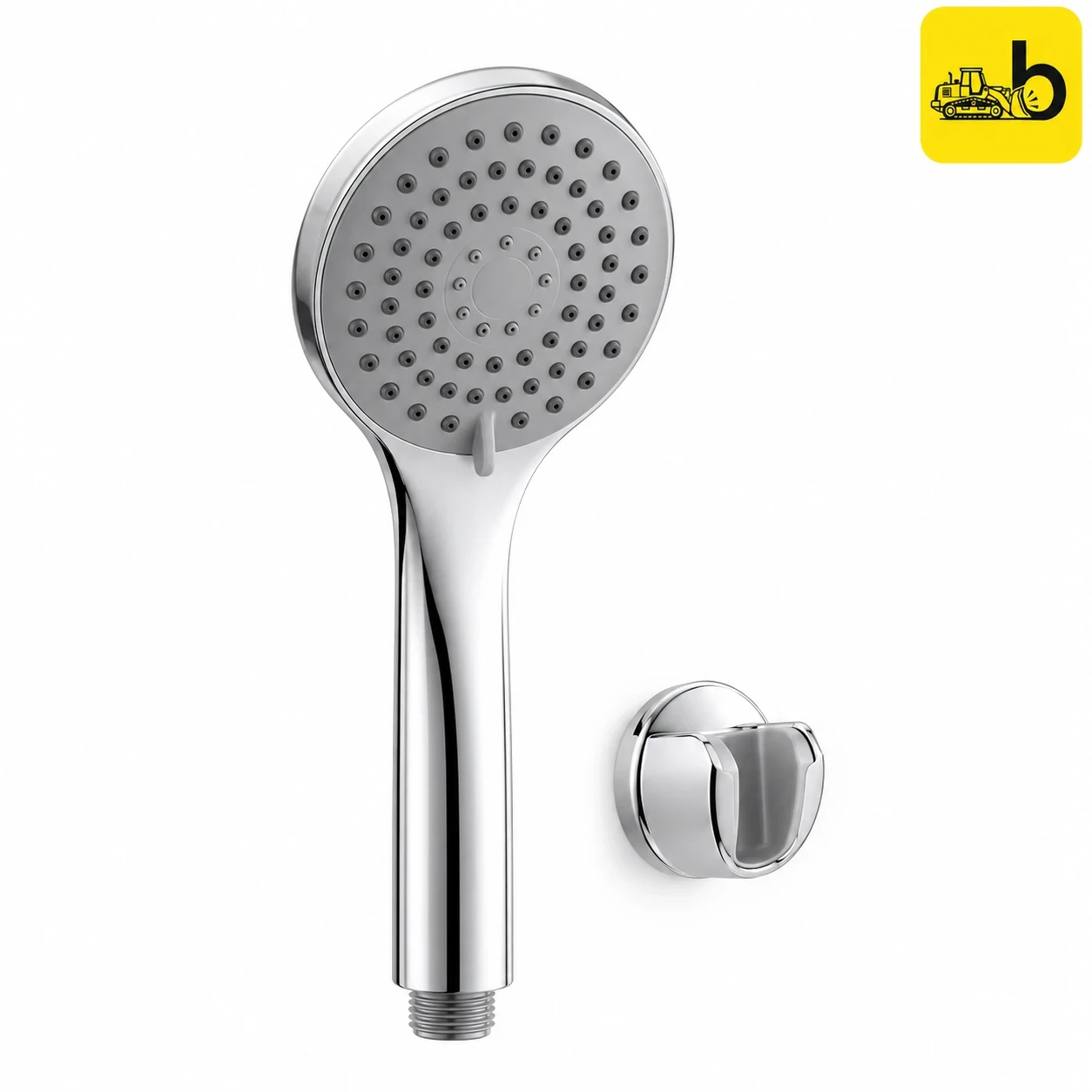 Johnson Bathware Optima 3 Flow Hand Shower with 1.5m Hose and Hook - S1718C - Chrome