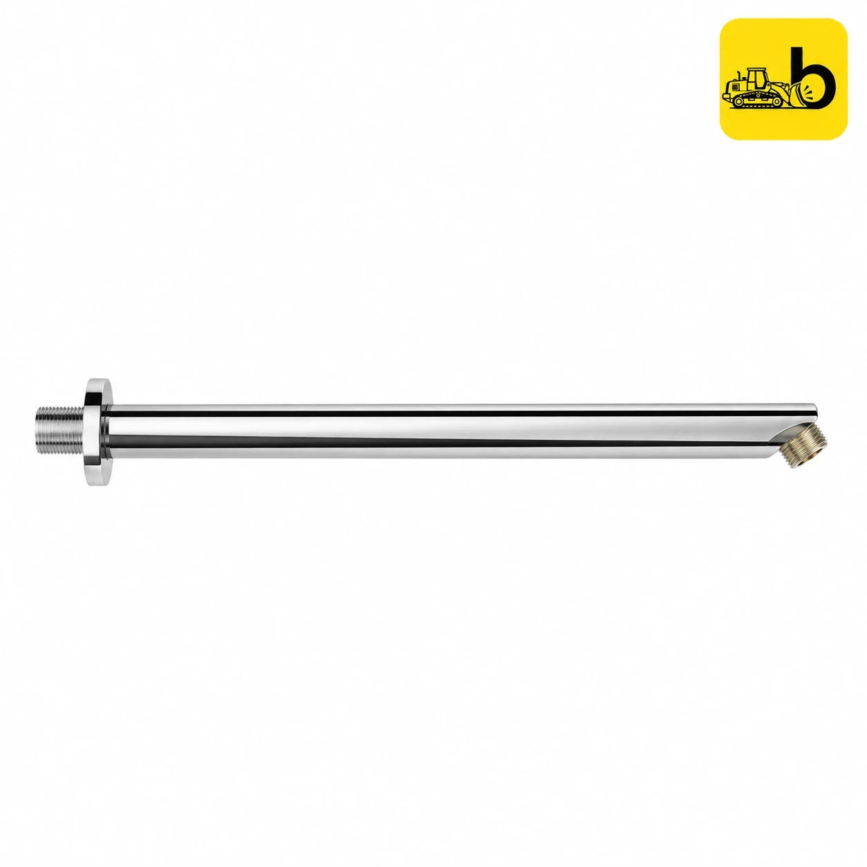 Johnson Bathware SS304 Round Shower Arm 600mm - T7069R4 - Chrome