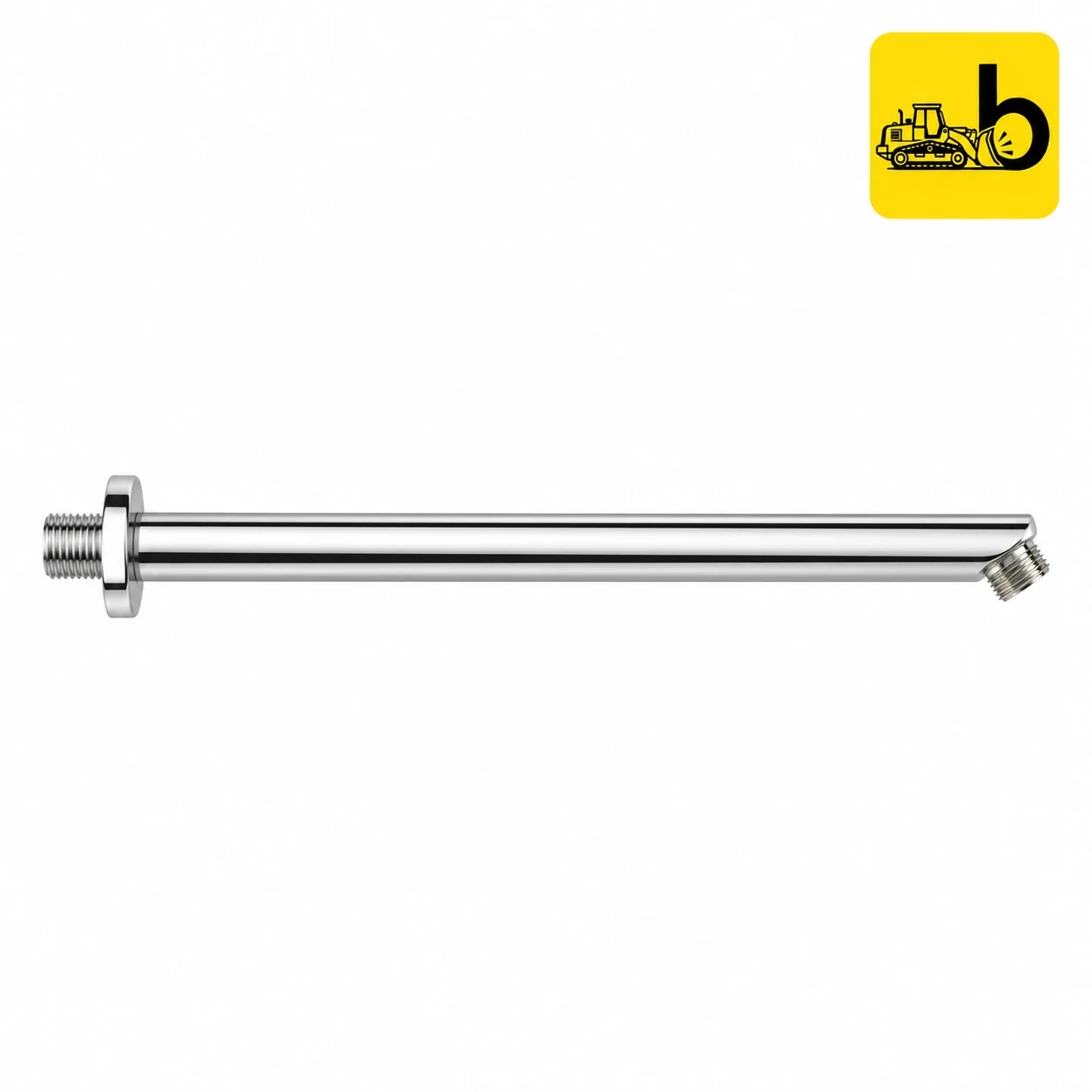 Johnson Bathware SS304 Round Shower Arm 380mm - T7069R2 - Chrome