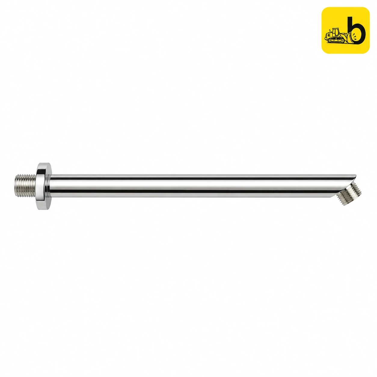 Johnson Bathware SS304 Round Shower Arm 450mm - T7069R3 - Chrome