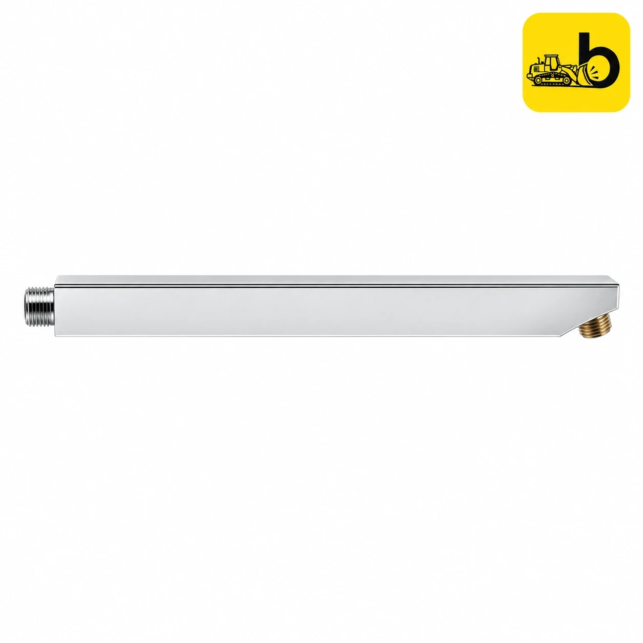 Johnson Bathware SS304 Square Shower Arm 300mm - T7069S1 - Chrome