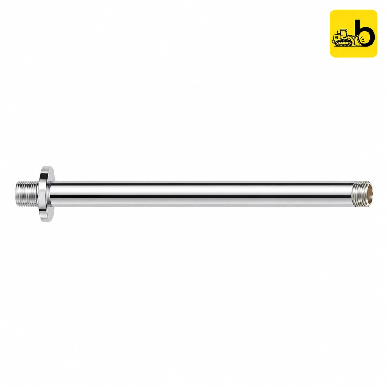 Johnson Bathware SS304 Round Shower Arm 300mm - T7069R1 - Chrome