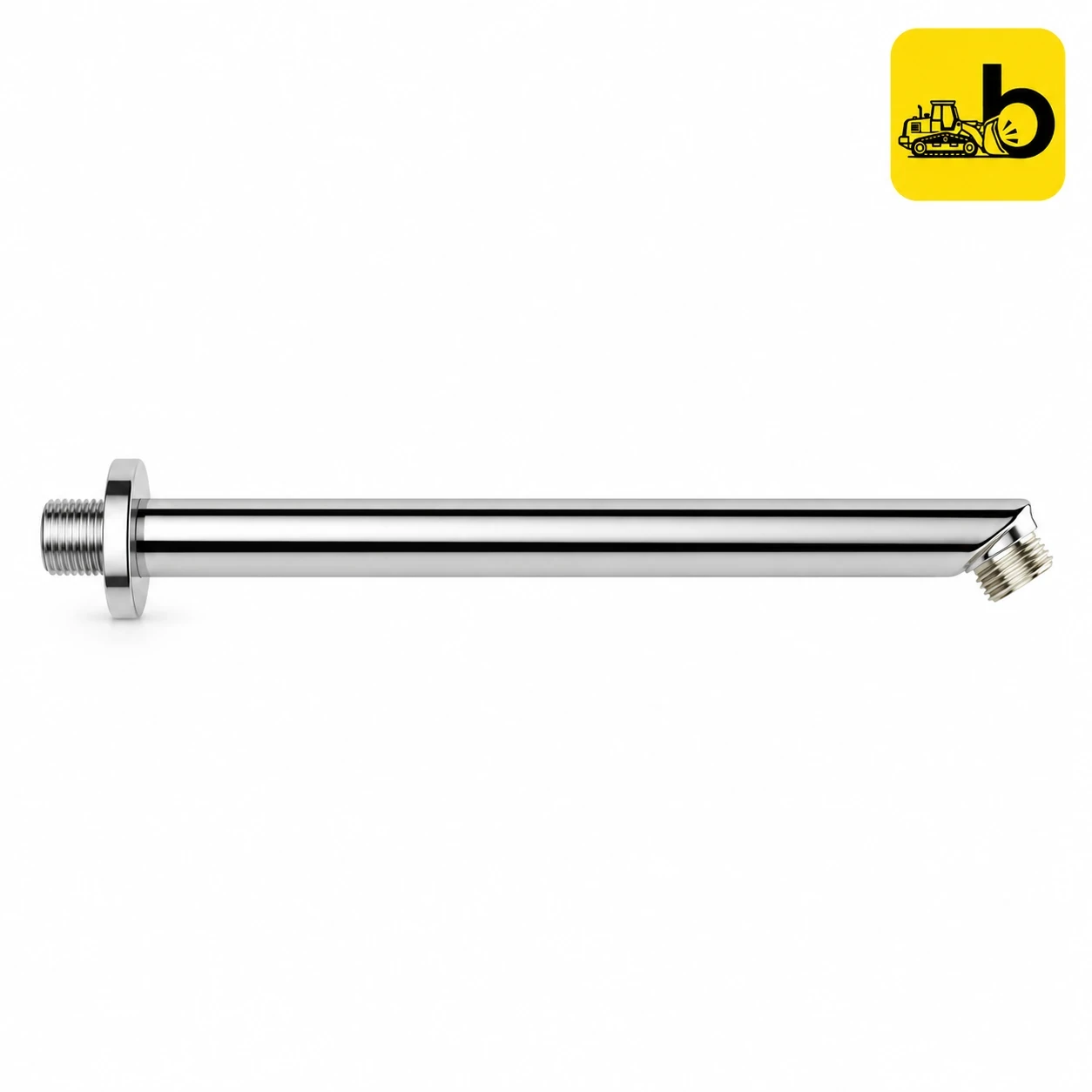 Johnson Bathware SS304 Round Shower Arm 230mm - T7069R0 - Chrome
