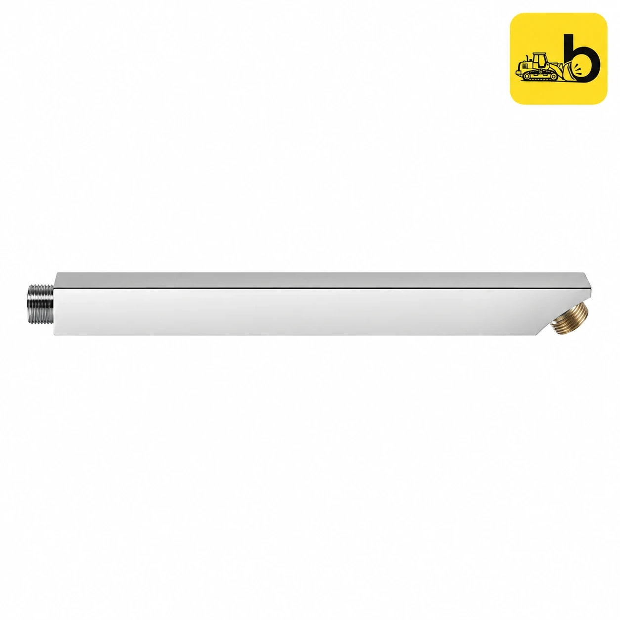 Johnson Bathware SS304 Square Shower Arm 230mm - T7069S0 - Chrome