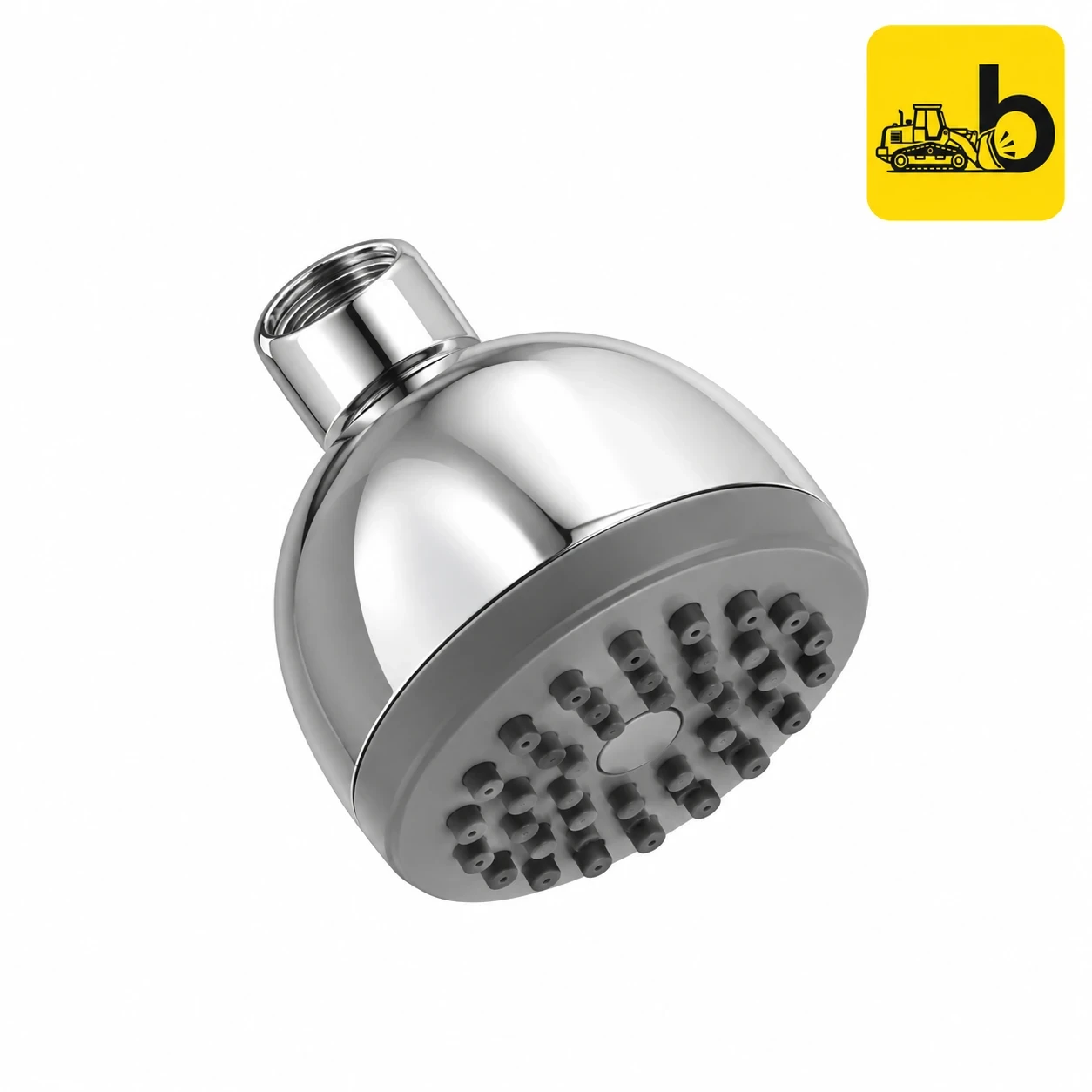 Johnson Bathware Smile Overhead Shower 75mm - S1813C - Chrome