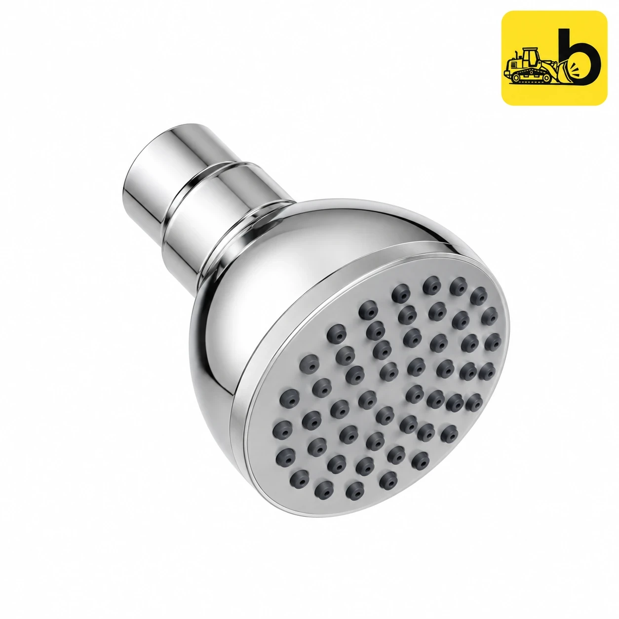 Johnson Bathware Single Flow Overhead Shower 70mm (SS304) - S0016C - Chrome